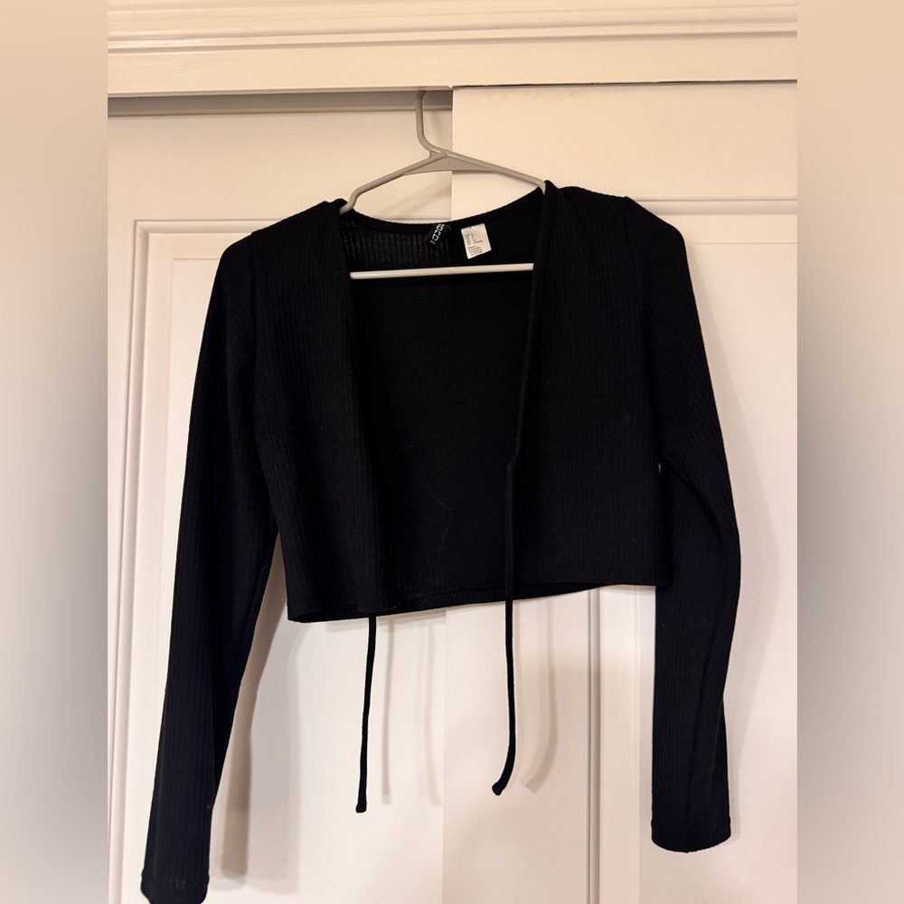H&M tie black top
